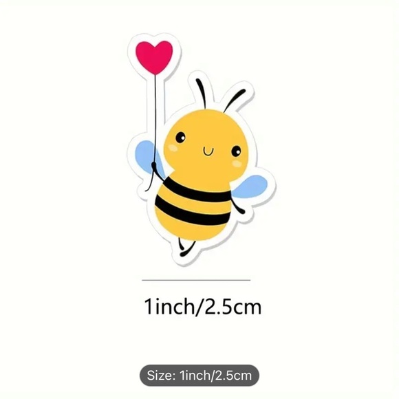 Bee (8 different design) Stickers - Picture 3 of 3